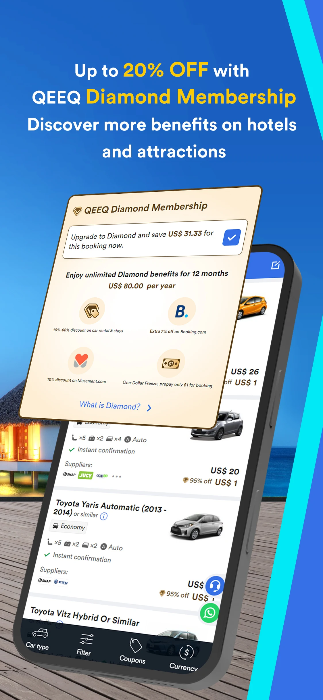 QEEQ Car Rental screenshot